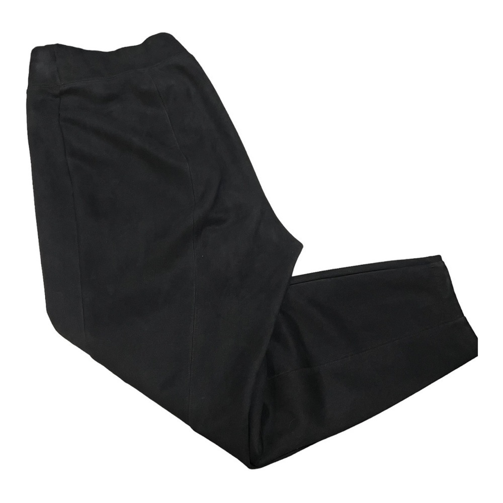 Old Navy Stevie High Rise Pull On Seamed Micro Suede Pants Blackjack Womens 3X - Picture 8 of 10